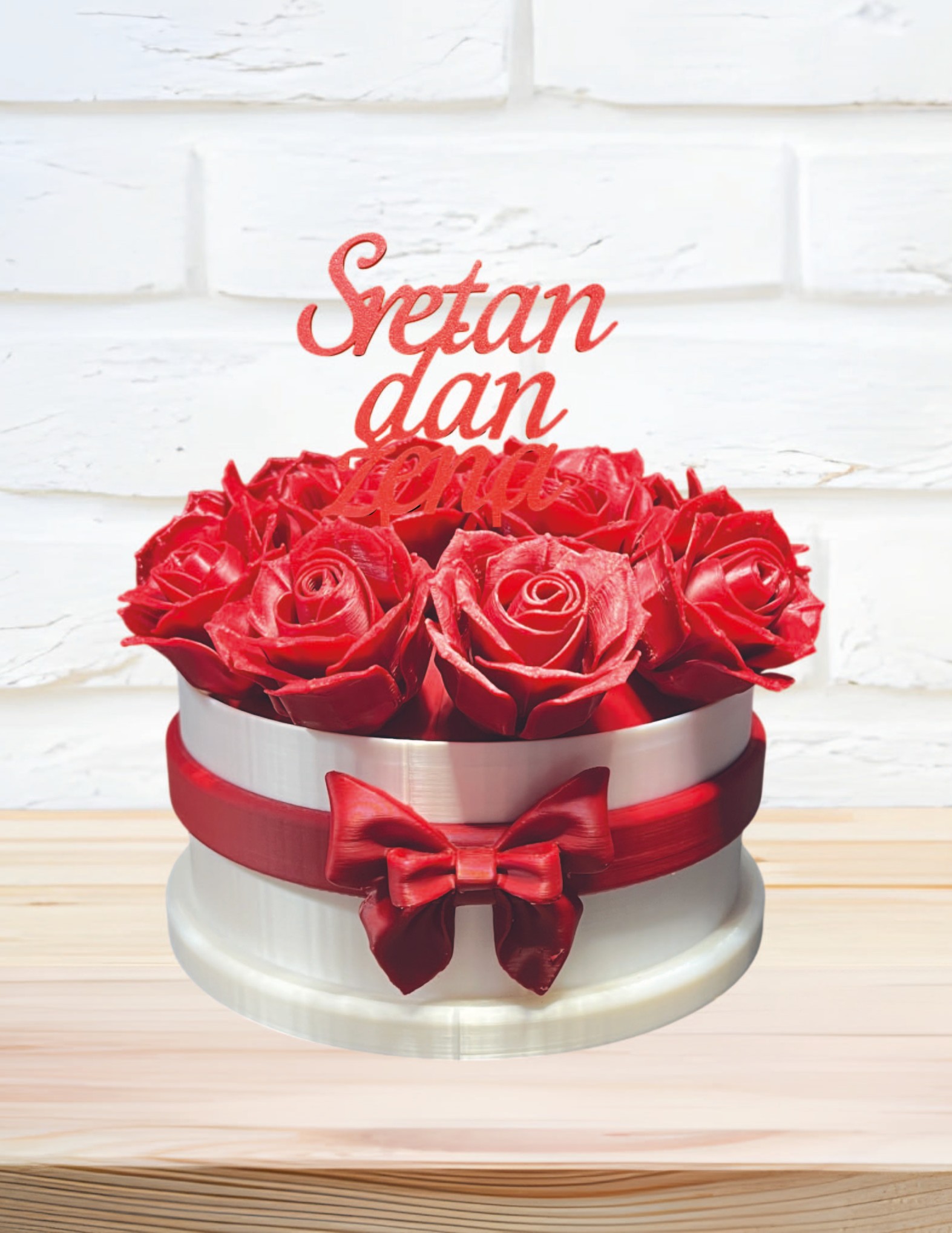 FOREVER ROSEBOX SA NATPISOM PO ŽELJI - Slika 3