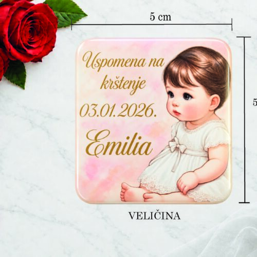 MAGNETIĆI KAO ZAHVALNICE ZA KRŠTENJE #3