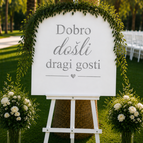 PERSONALIZIRANA NALJEPNICA DOBRO DOŠLI DRAGI GOSTI