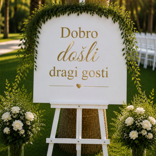 PERSONALIZIRANA NALJEPNICA DOBRO DOŠLI DRAGI GOSTI