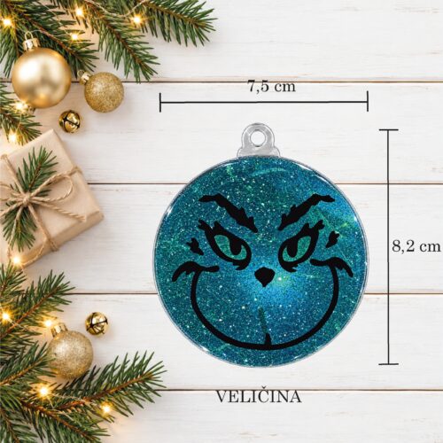 PERSONALIZIRANA KUGLICA ZA BOR PLEKSIGLAS – GRINCH LICE
